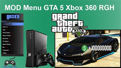 gta 5 xbox 360 mod menu.